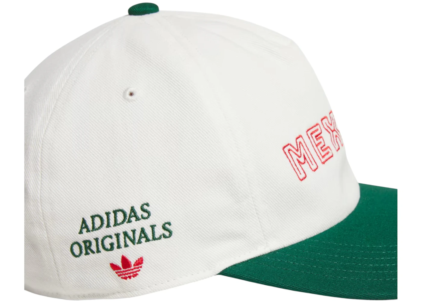 adidas Mexico Tournament 5-Panel Off White/Team Dark Green/Scarlet