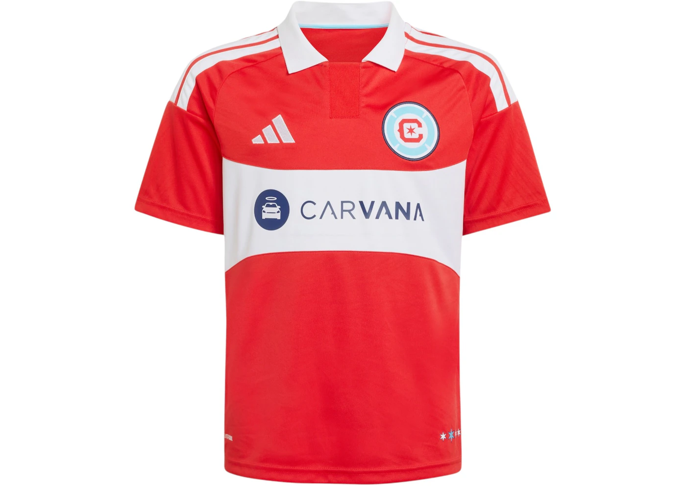 adidas Kids Chicago Fire FC 26/27 Home Jersey Vivid Red