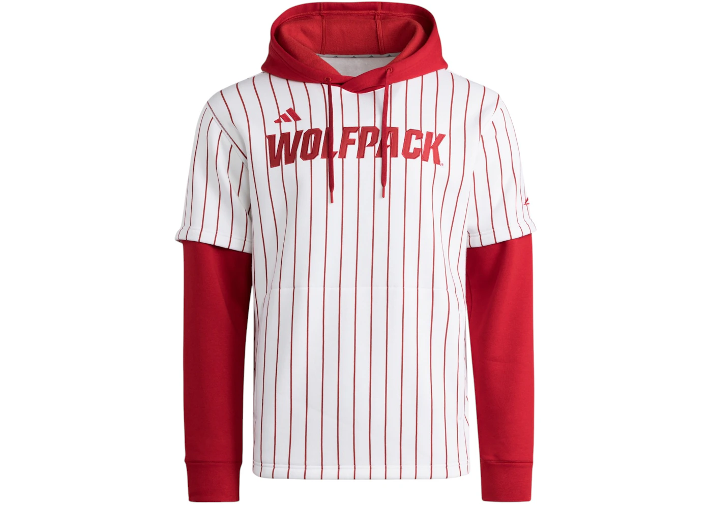 adidas Wolfpack Hooded Jersey White Team Power Red