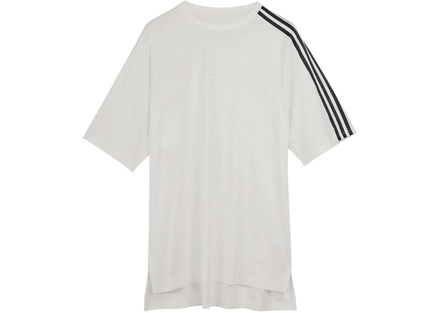 adidas Y-3 3-Stripes Short Sleeve T-Shirt Core White