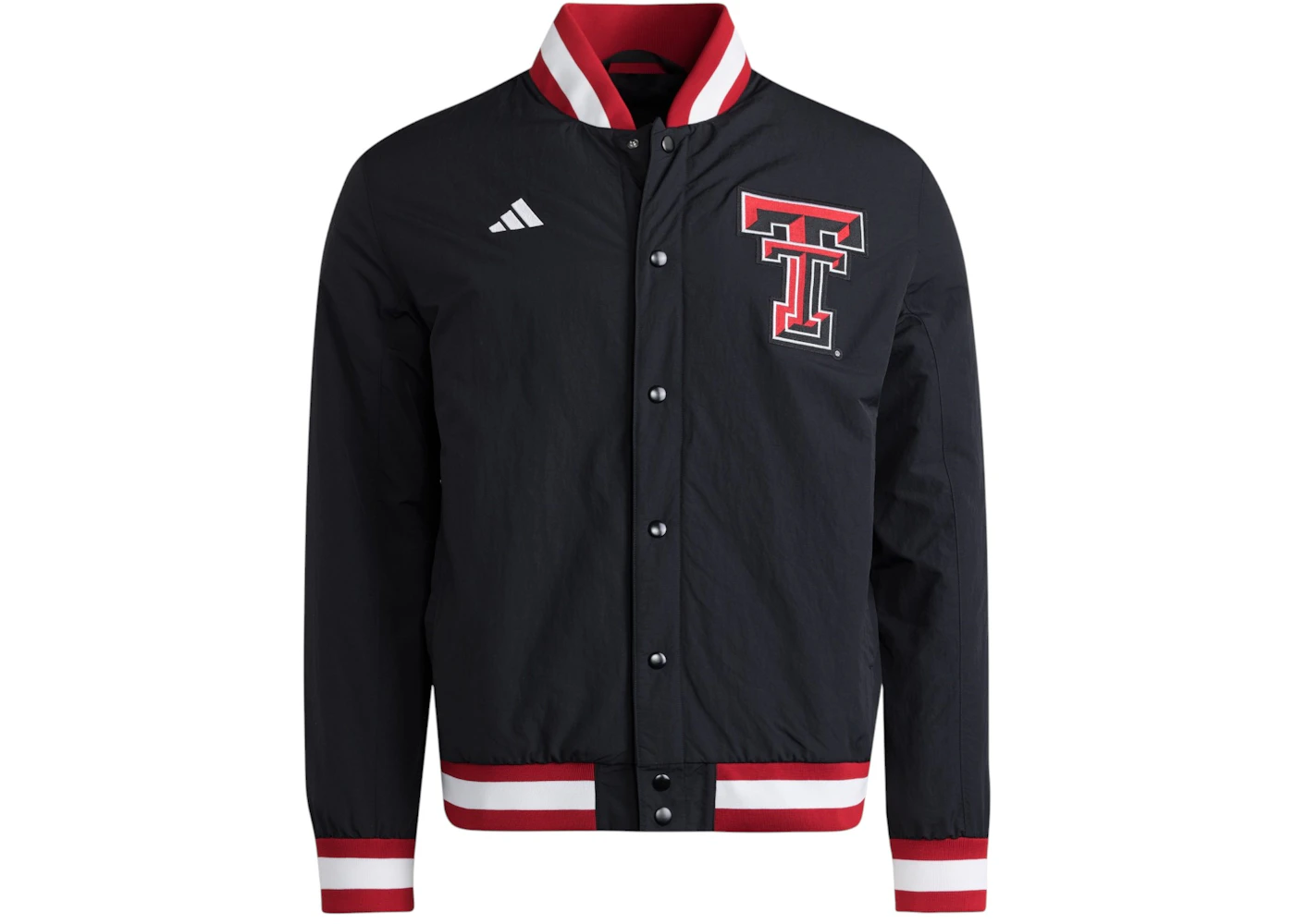 adidas Raiders Coaches Dugout Jacket Red Black