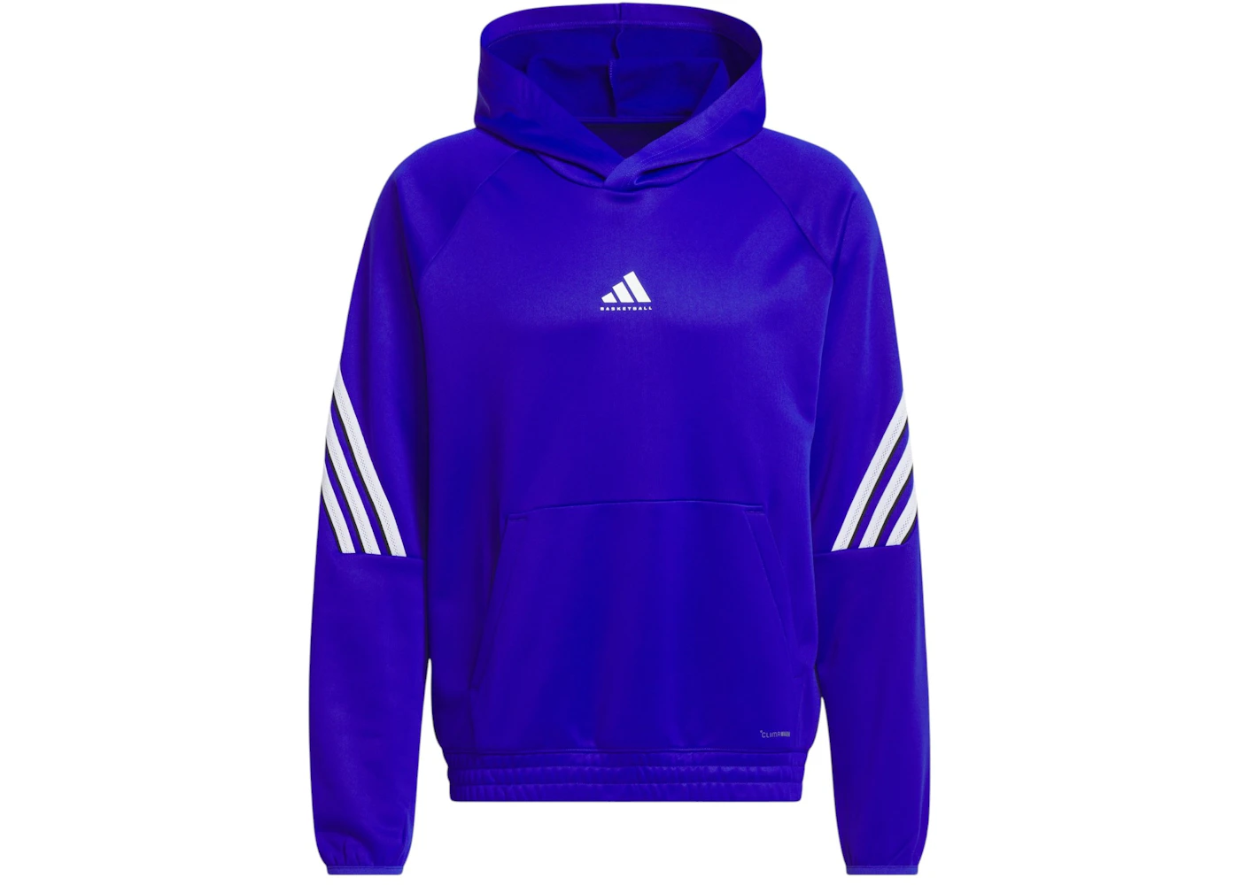 adidas Select Foundation Fleece Hoodie Lucid Blue White
