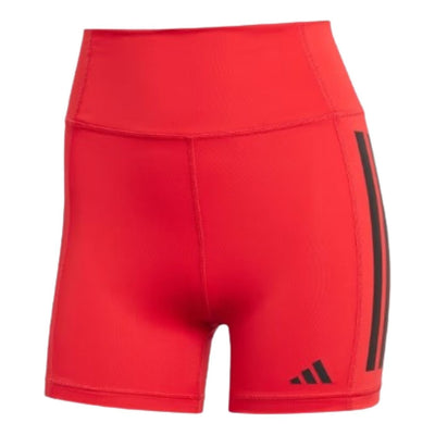 (WMNS) adidas Optime 3-Stripes 1/4 Short Leggings Asia Sizing 'Red'