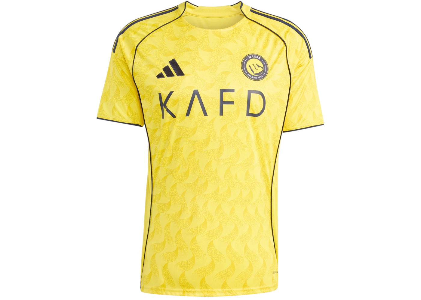 adidas Al Nassr FC 25/26 Home Jersey Impact Yellow Night Indigo