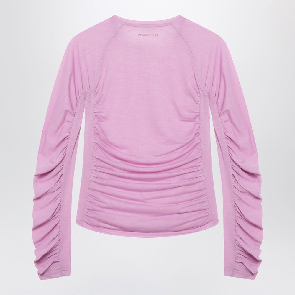 JW Anderson Ruched Long-Sleeve Top