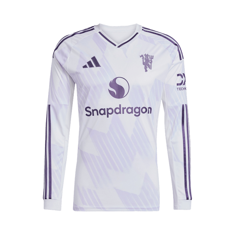 adidas Manchester United 25/26 Long Sleeve Away Jersey 'White'