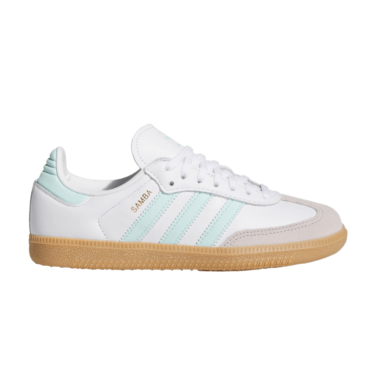 adidas Samba OG J 'White Semi Flash Aqua'