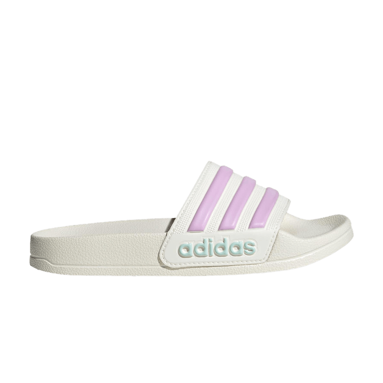 adidas Adilette Shower K 'Off White Bliss Lilac'