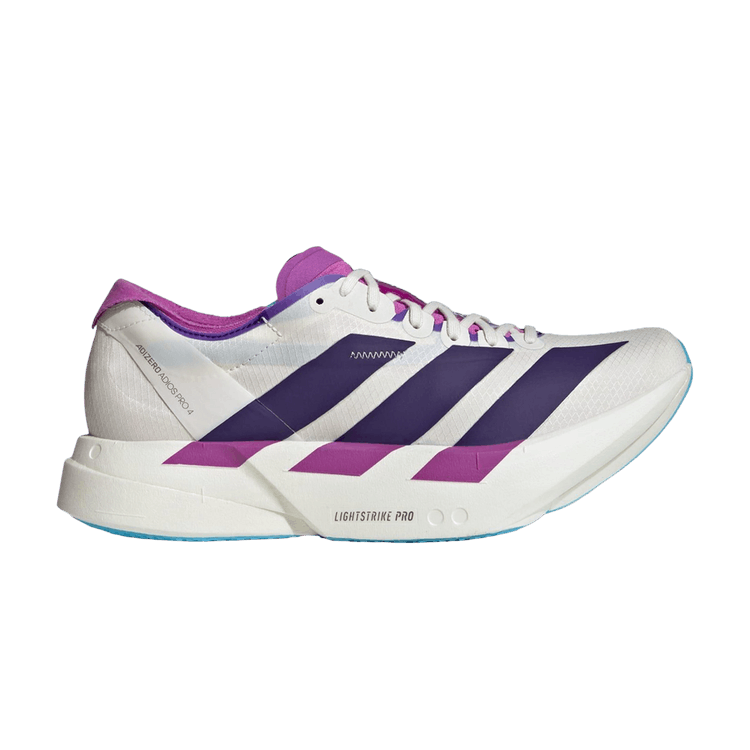 adidas Wmns Adizero Adios Pro 4 'White Collegiate Purple Semi Blue'