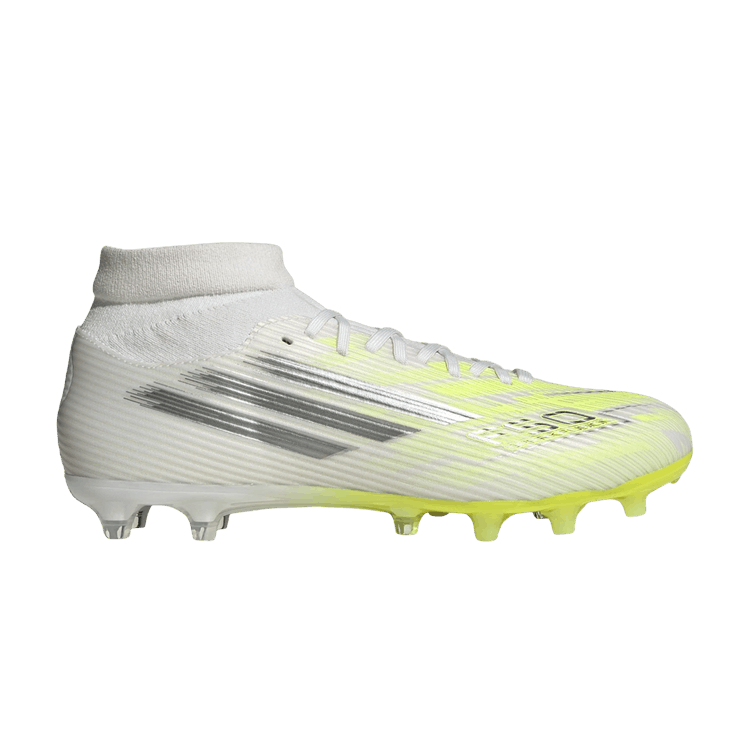 adidas Wmns F50 Sparkfusion League Mid FG AG 'Cloud White Iron Metallic Yellow'