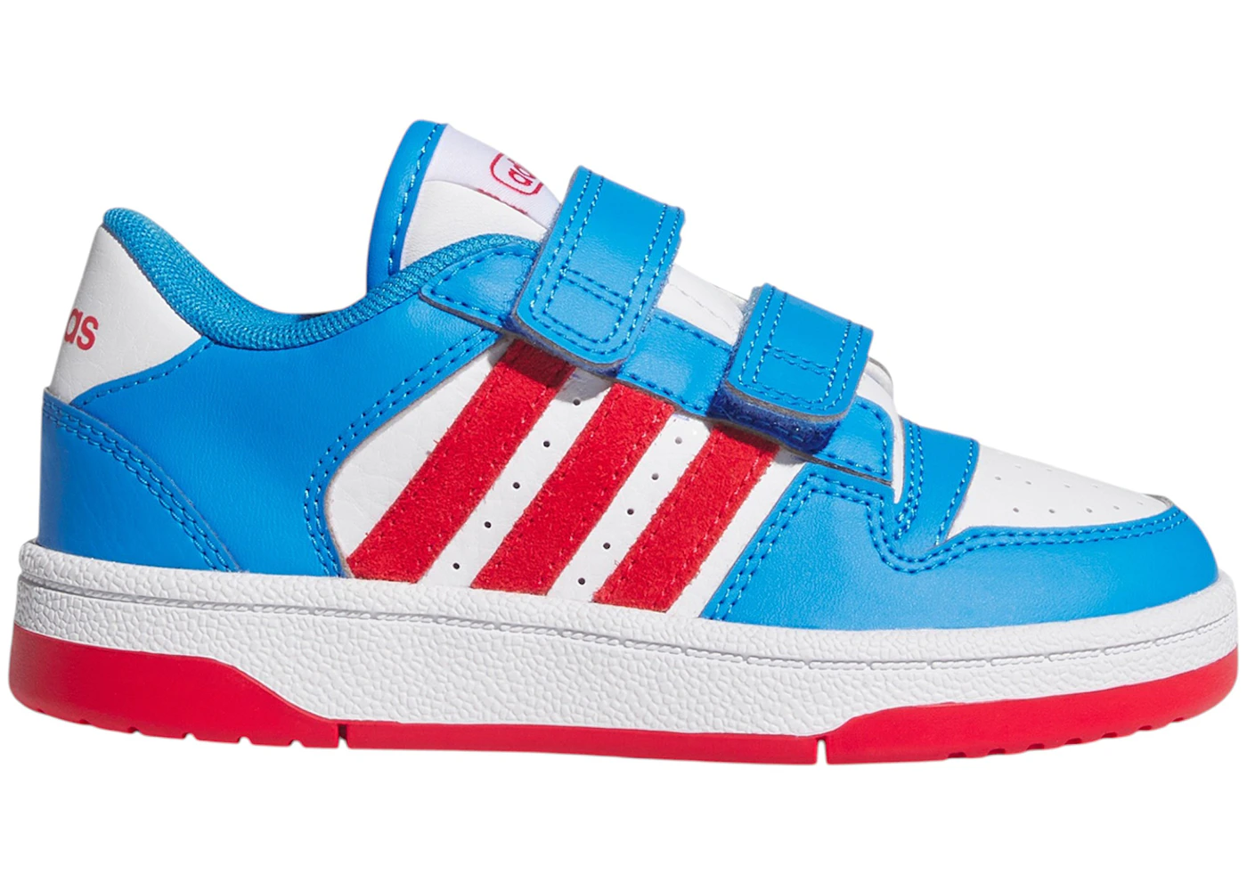 adidas Break Start Lucid Ray Blue Pure Ruby White (PS)