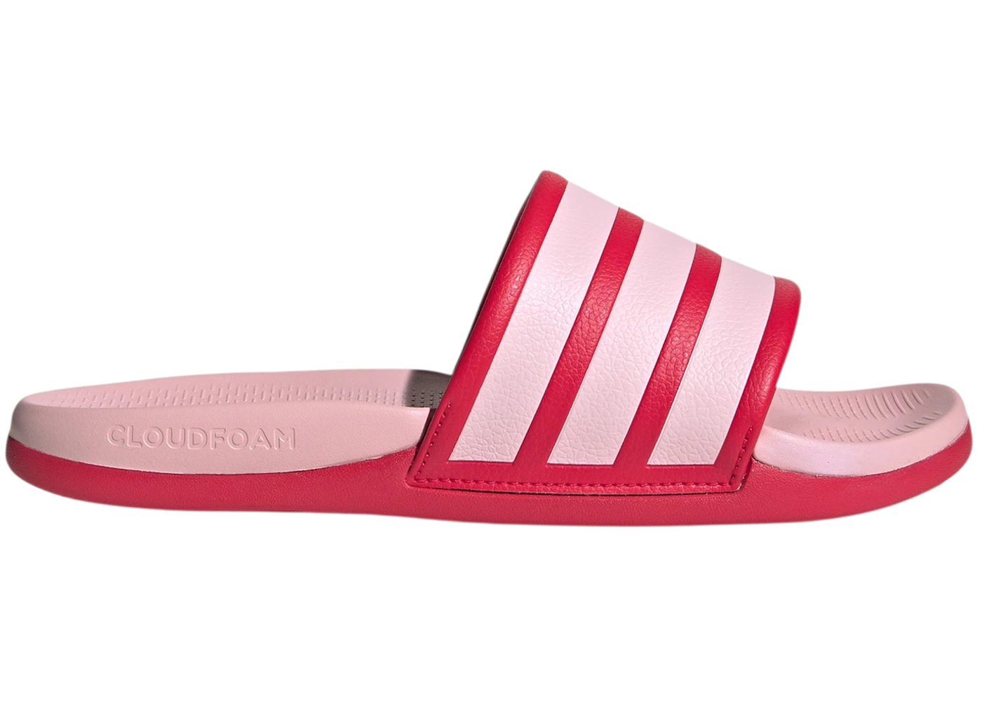 adidas Adilette Comfort 2.0 Slides Better Scarlet Clear Pink (Women's)