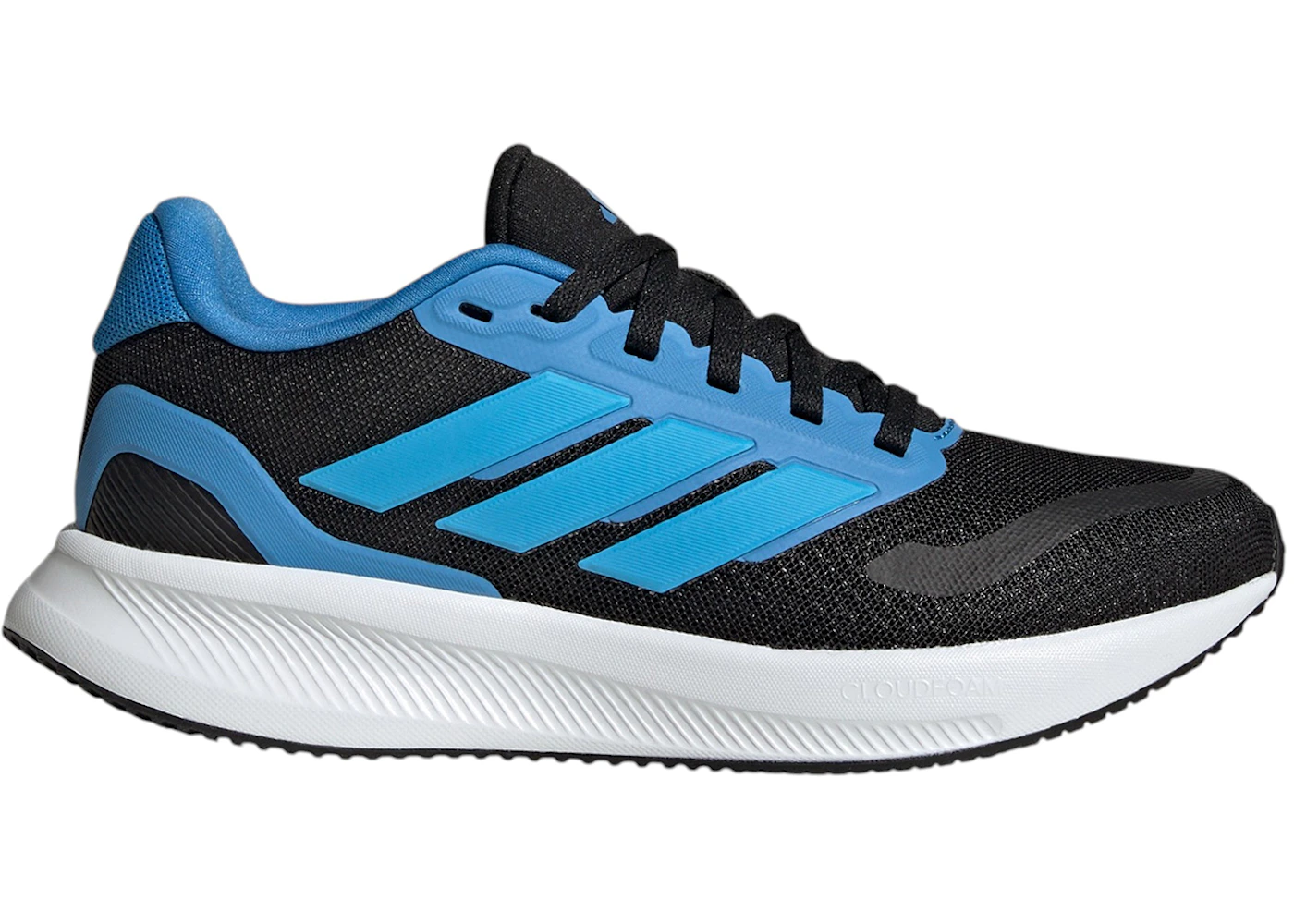 adidas Runfalcon 5 Black Lucid Aquamarine Lucid Ray Blue (GS)