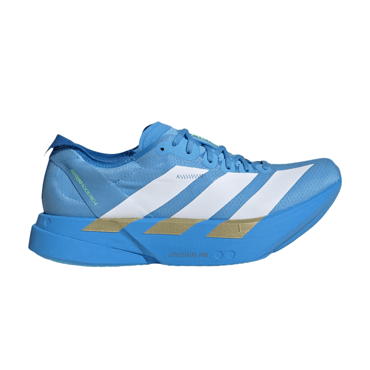 adidas Wmns Adizero Adios Pro 4 'Cloud White Blue Lime Burst'