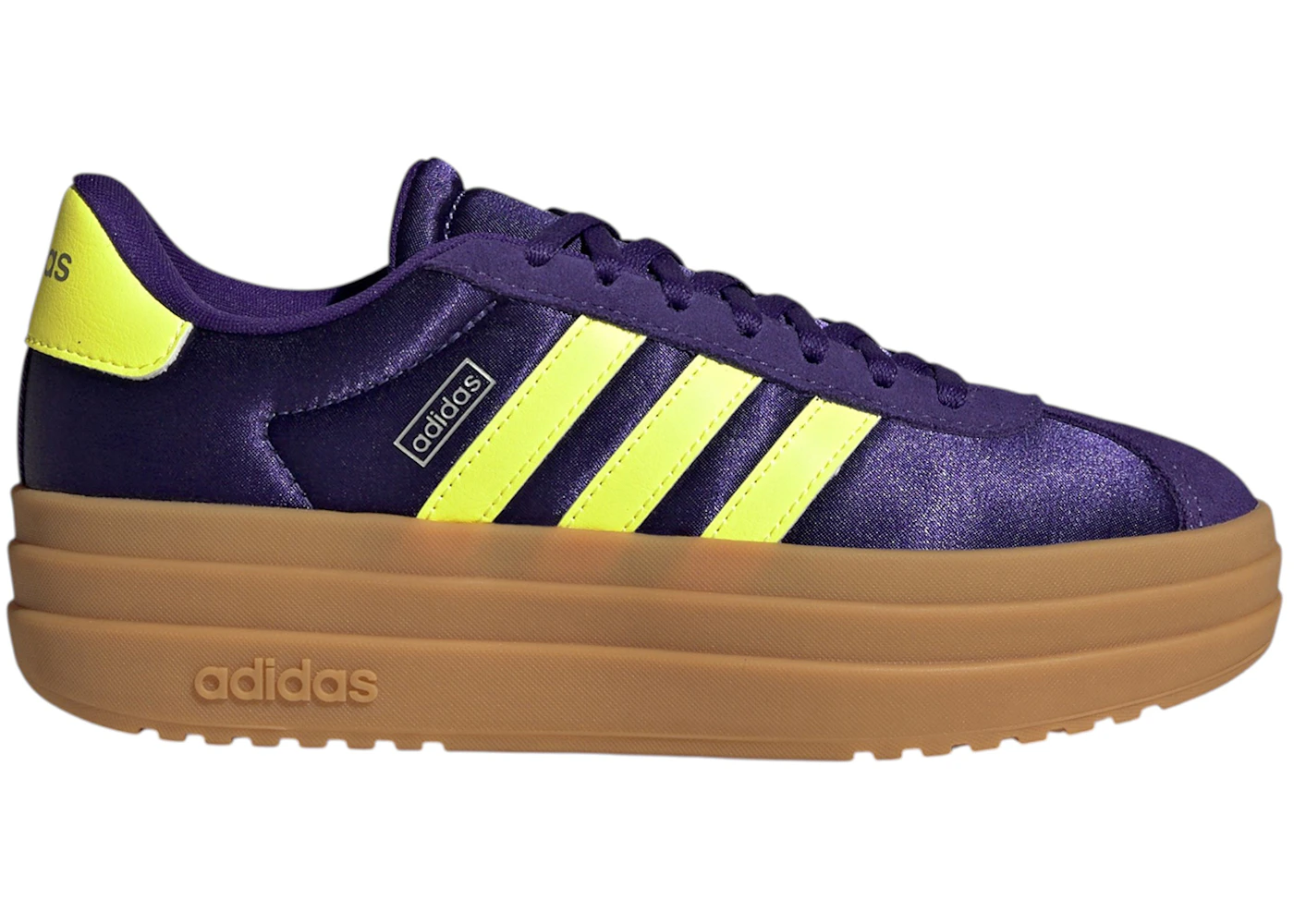 adidas VL Court Bold Collegiate Purple Hi-Res Yellow (GS)