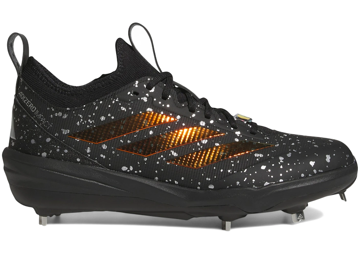adidas Adizero Impact 2.0 Baseball Shades Black Silver Metallic