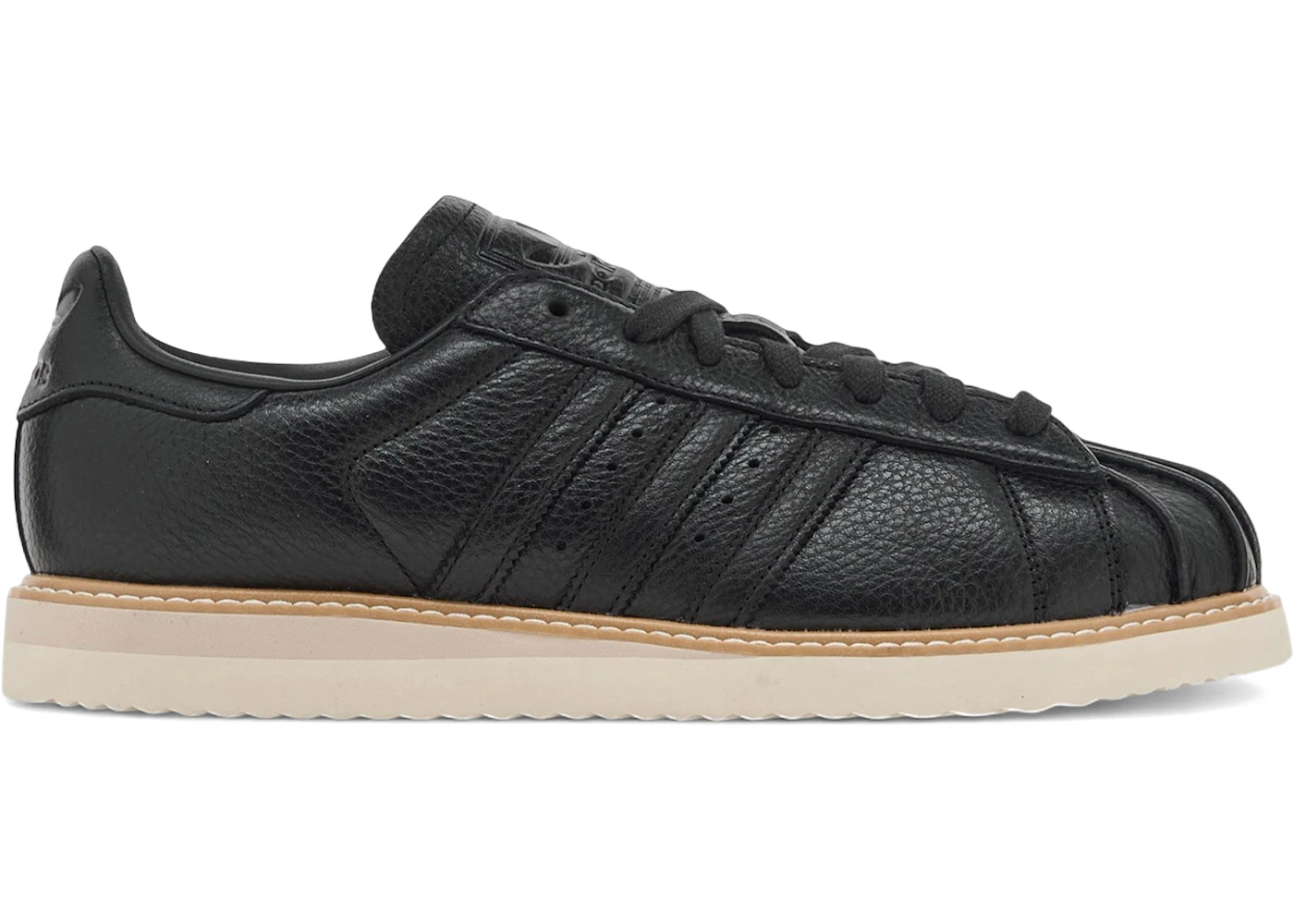 adidas Superstar Lux Black Warm Sandstone