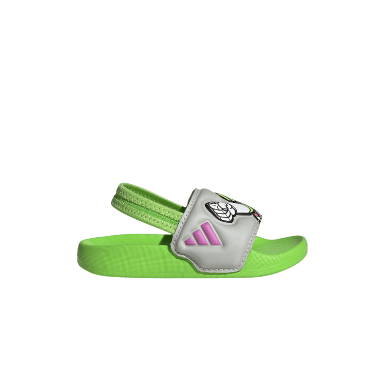 Pixar Toy Story x adidas Adilette Estrap Slides Toddler 'Semi Solar Green'