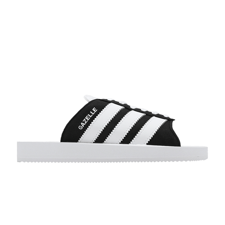 Adidas Wmns Gazelle Beach Slides 'Black White'