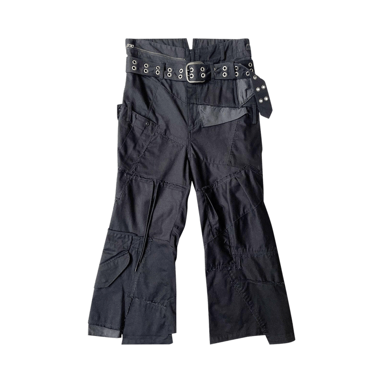 Vintage Junya Watanabe Reworked Cargo Trousers 'Black'