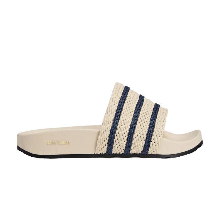 Wales Bonner x adidas Adilette Slides 'Wonder White Night Indigo'