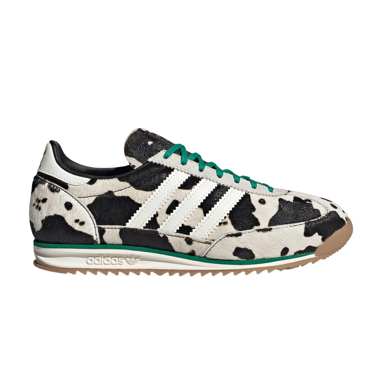 adidas Wmns SL72 OG 'Cowprint - Core Black Court Green'