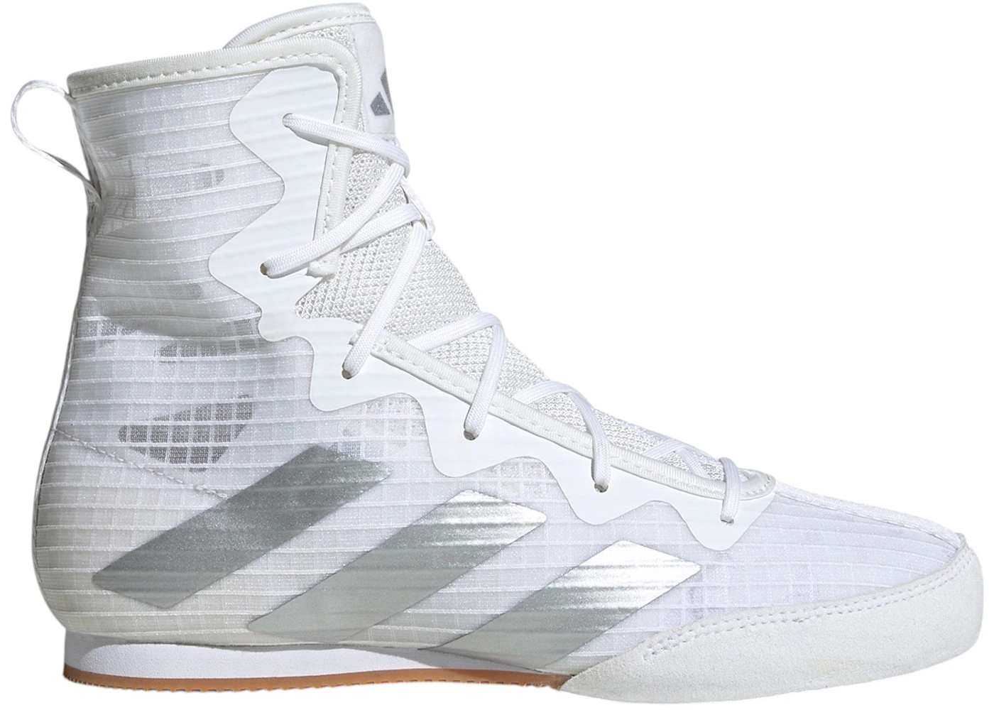adidas Box Hog 4 White Silver Metallic (GS)