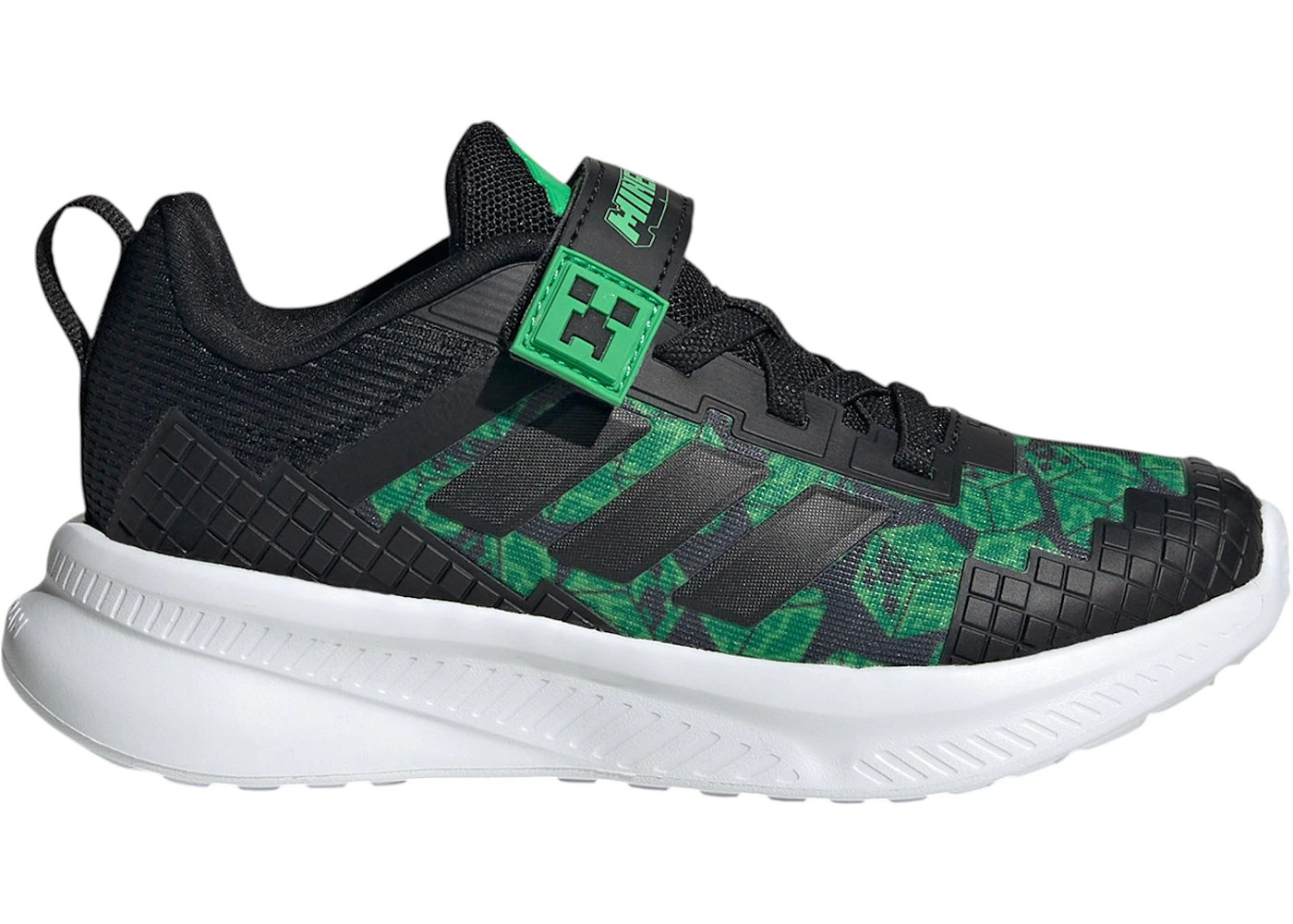 adidas Fortarun 4.0 Minecraft Black (PS)