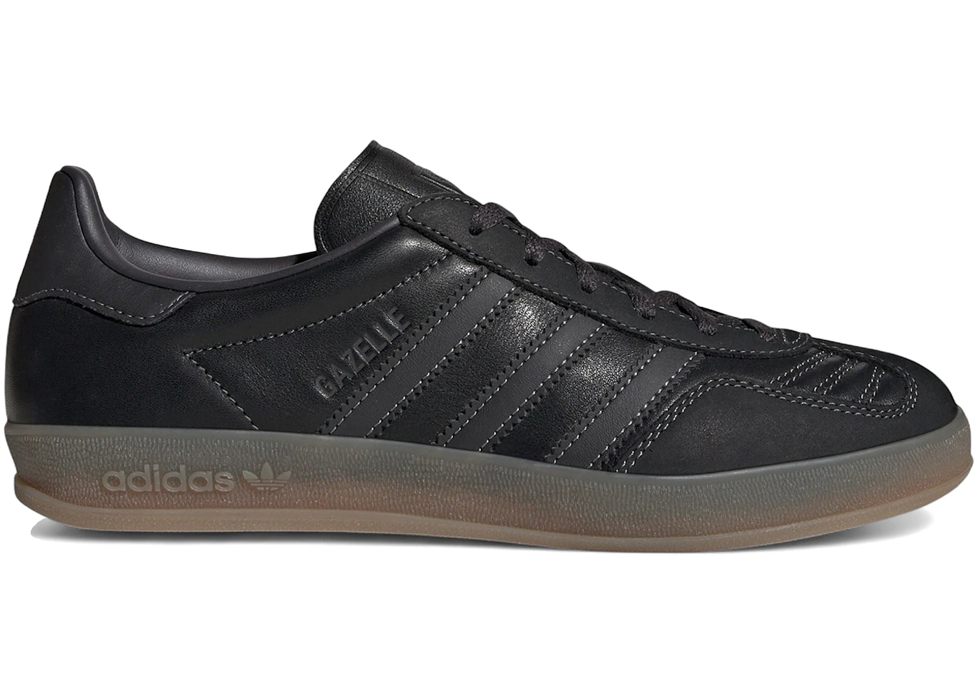 adidas Gazelle Indoor Black Utility Black Gum (Women's)
