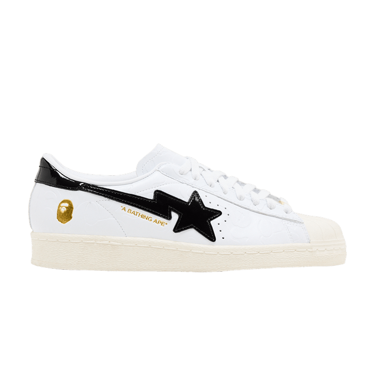 BAPE x adidas Superstar Vintage 'White Black'
