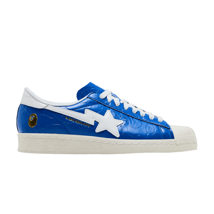 BAPE x adidas Superstar Vintage 'Blue White'
