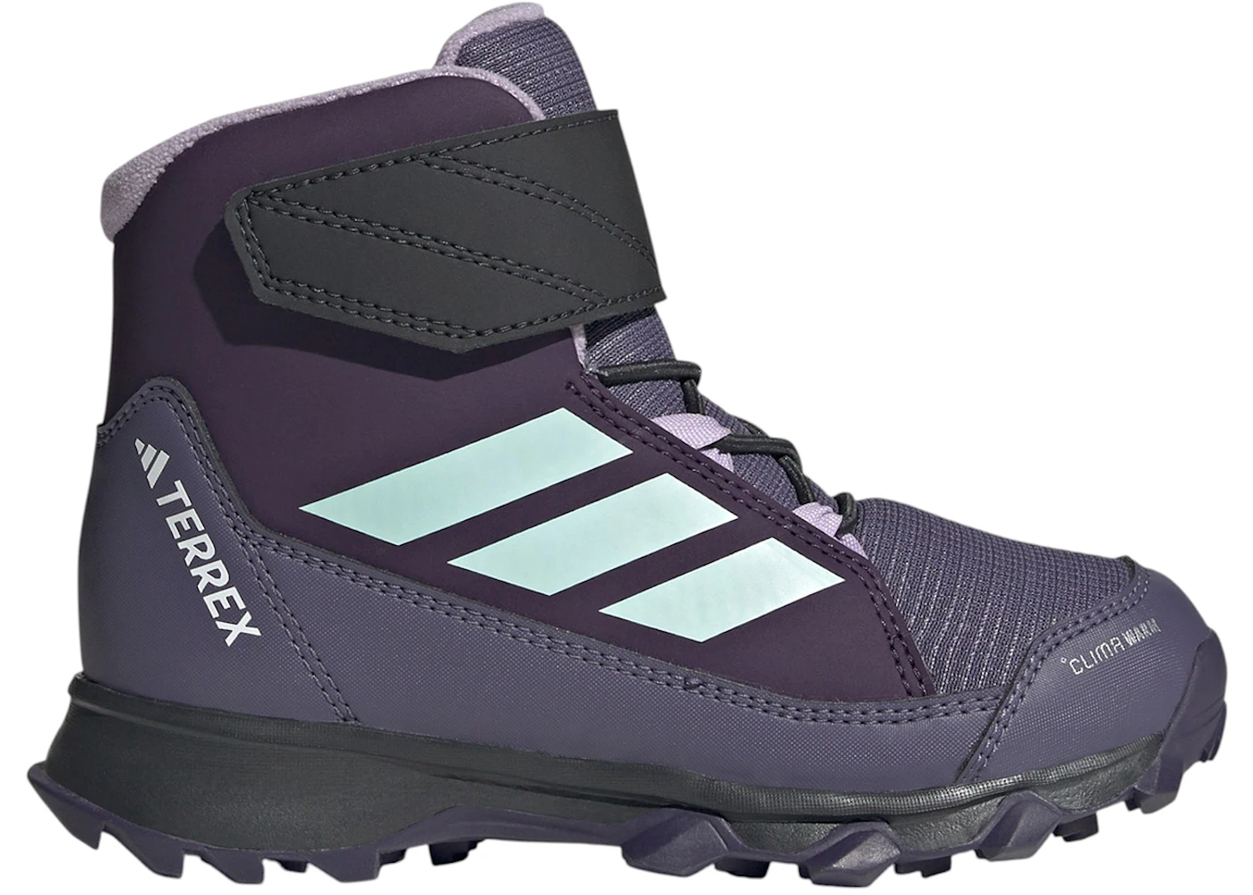 adidas Terrex Snow CF Climawarm Winter Aurora Plum Semi Flash Aqua (GS)