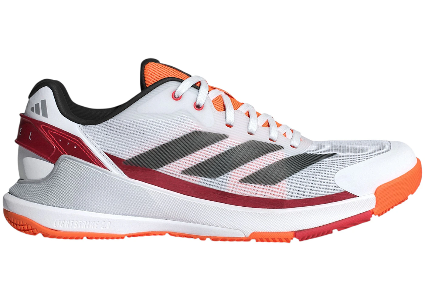 adidas Crazyquick Padel White Black Lucid Orange