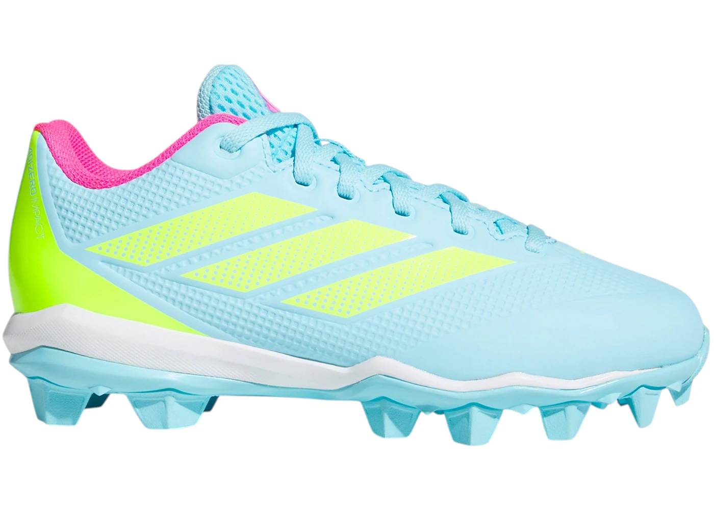 adidas Adizero Impact 2.0 Molded Bliss Blue Lucid Lemon Pink (GS)