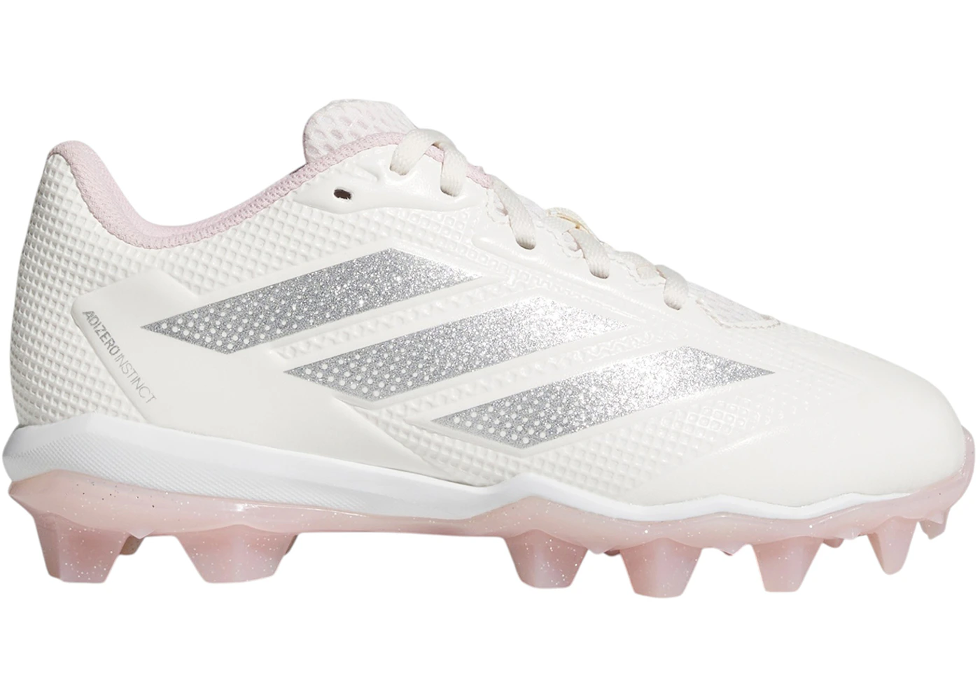 adidas Adizero Instinct Molded Rubber 2.0 Chalk White Silver Clear Pink (GS)