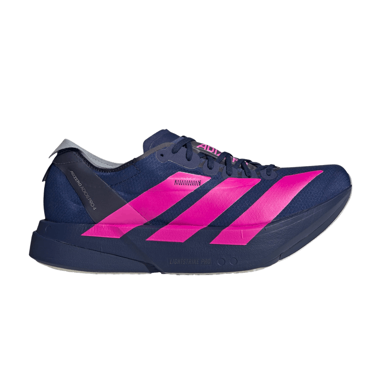 adidas Adizero Adios Pro 4 M 'Dark Blue Shock Pink Dash Grey'