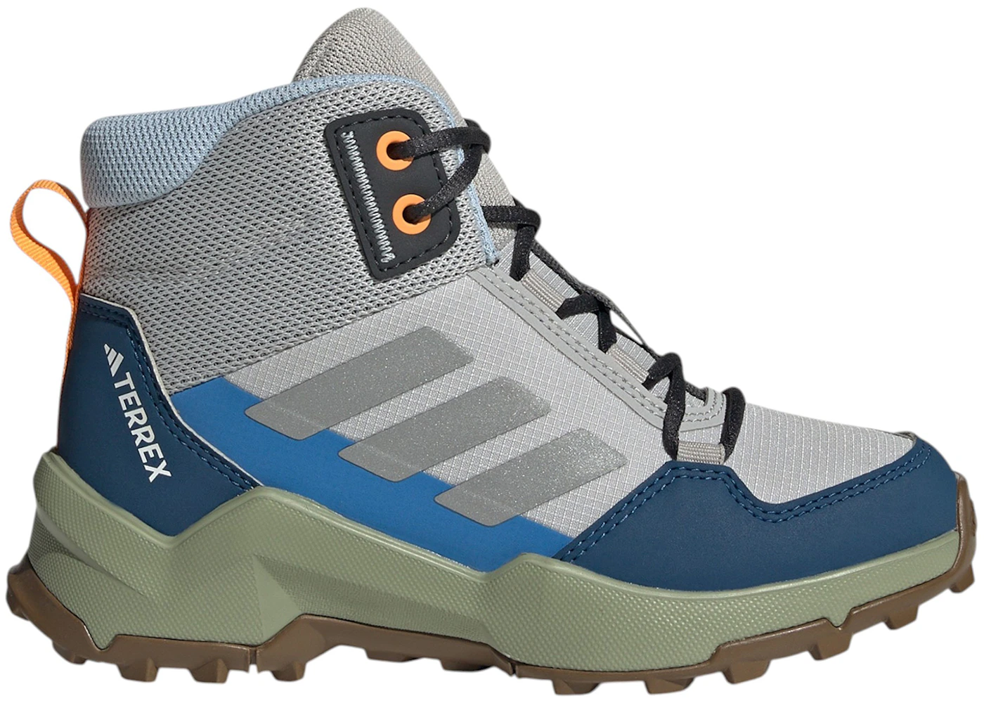 adidas Terrex AX4R Mid Grey Reflective Silver Glow Blue (GS)