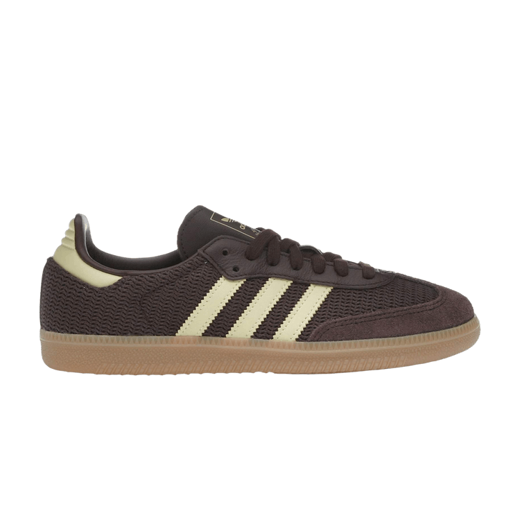 adidas Wmns Samba OG 'Shadow Brown Powder Yellow'