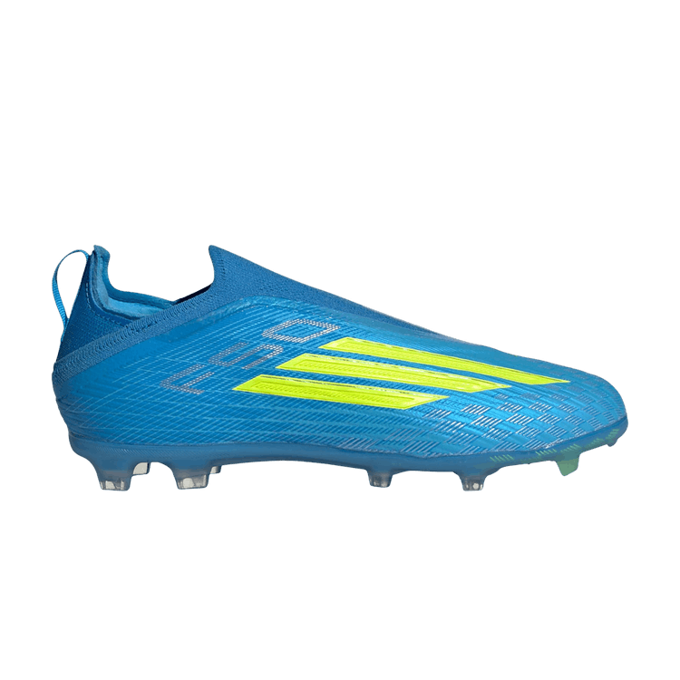 adidas F50 Elite Laceless FG J 'Blue Solar Yellow Lucid Aquamarine'