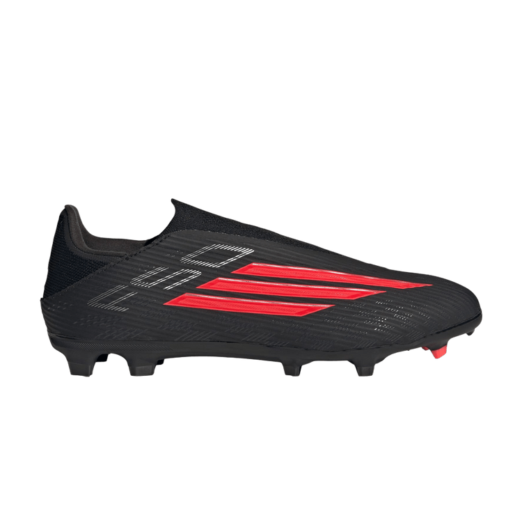 adidas F50 League Laceless FG MG 'Core Black Lucid Red'