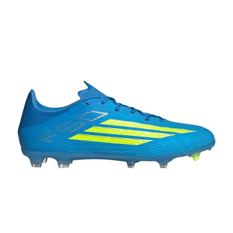 adidas F50 League FG MG 'Lucid Ray Blue Team Solar Yellow 2 Lucid Aquamarine'