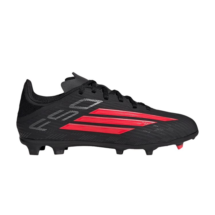 adidas F50 League FG MG Little Kid 'Core Black Lucid Red'
