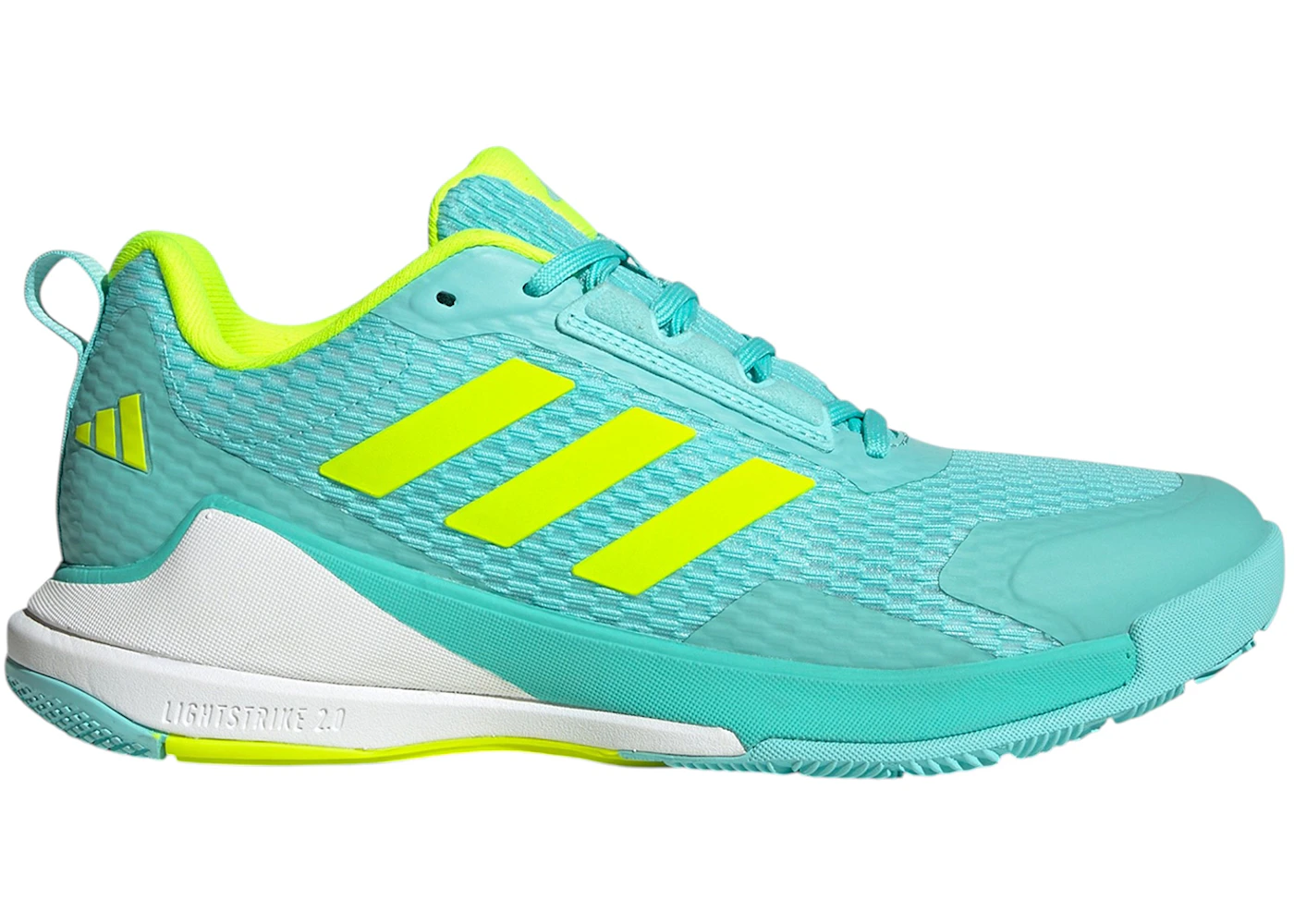 adidas Novaflight 2 Indoor Flash Aqua Lucid Lemon (Women's)