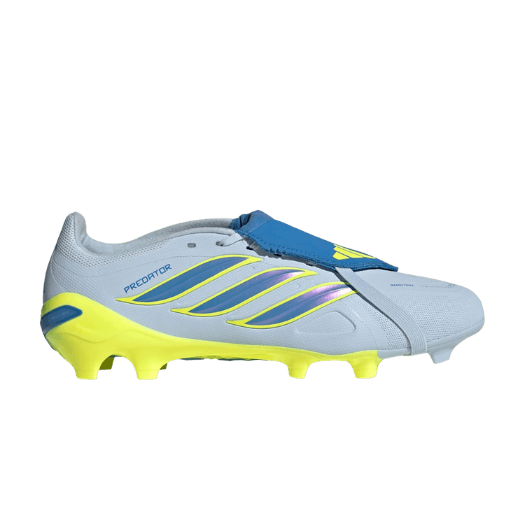 adidas Predator League Fold Over Tongue FG 'Crystal Sky Ray Blue Team Solar Yellow 2'