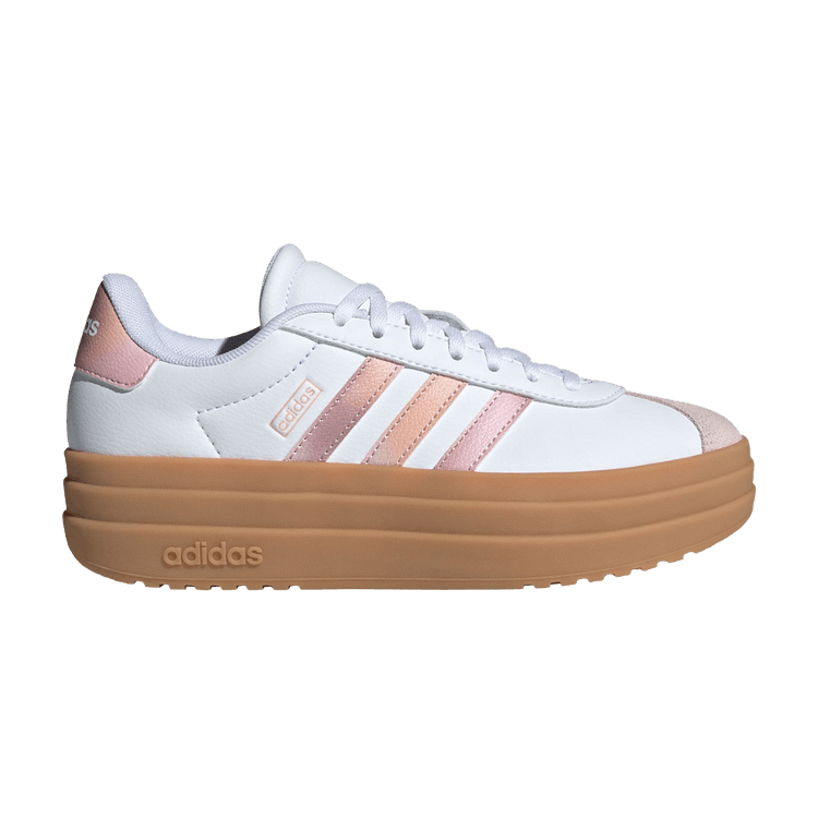 adidas VL Court Bold J 'White Powder Coral Gum'