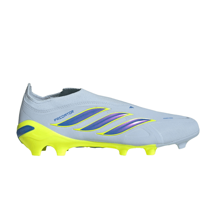 adidas Predator League Laceless FG 'Crystal Sky Ray Blue Team Solar Yellow 2'