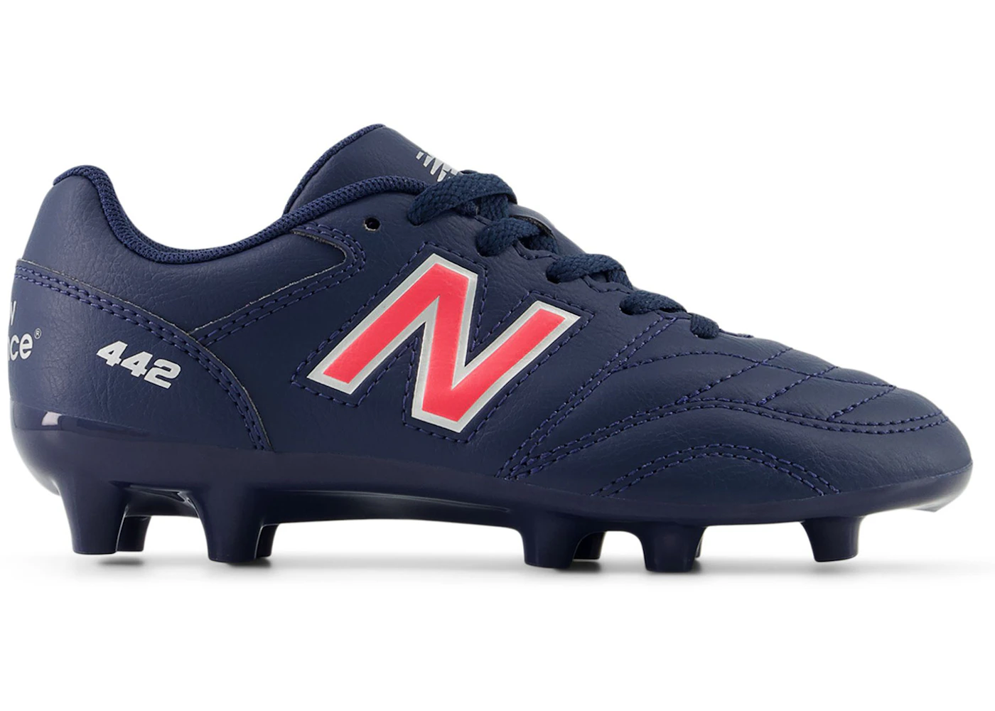 New Balance 442 Academy FG v2 Navy Silver Energy Red (PS)