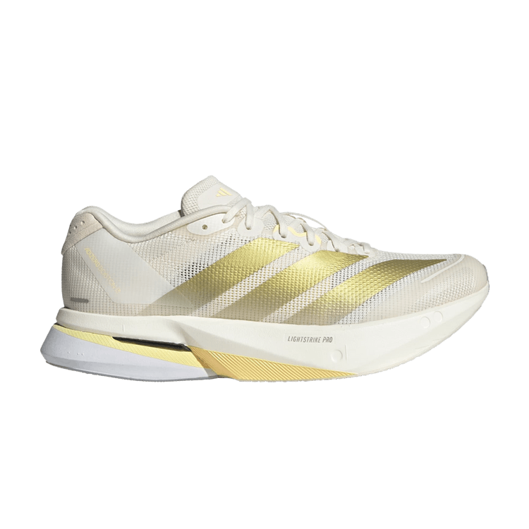 adidas Wmns Adizero Boston 13 'Chalk White Gold Metallic'