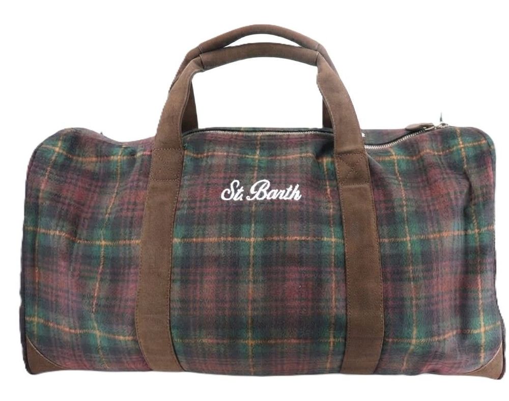 Mc2 Saint Barth Tartan Weekender Bag