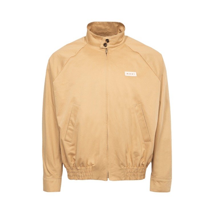 Marni Oversized Gabardine Bomber 'Buttercream'